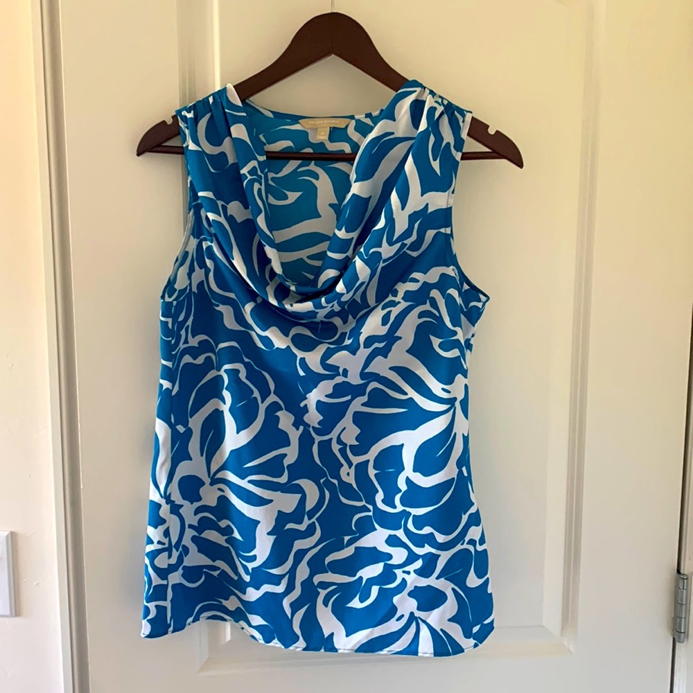 Banana Republic cowl neck sleeveless blouse